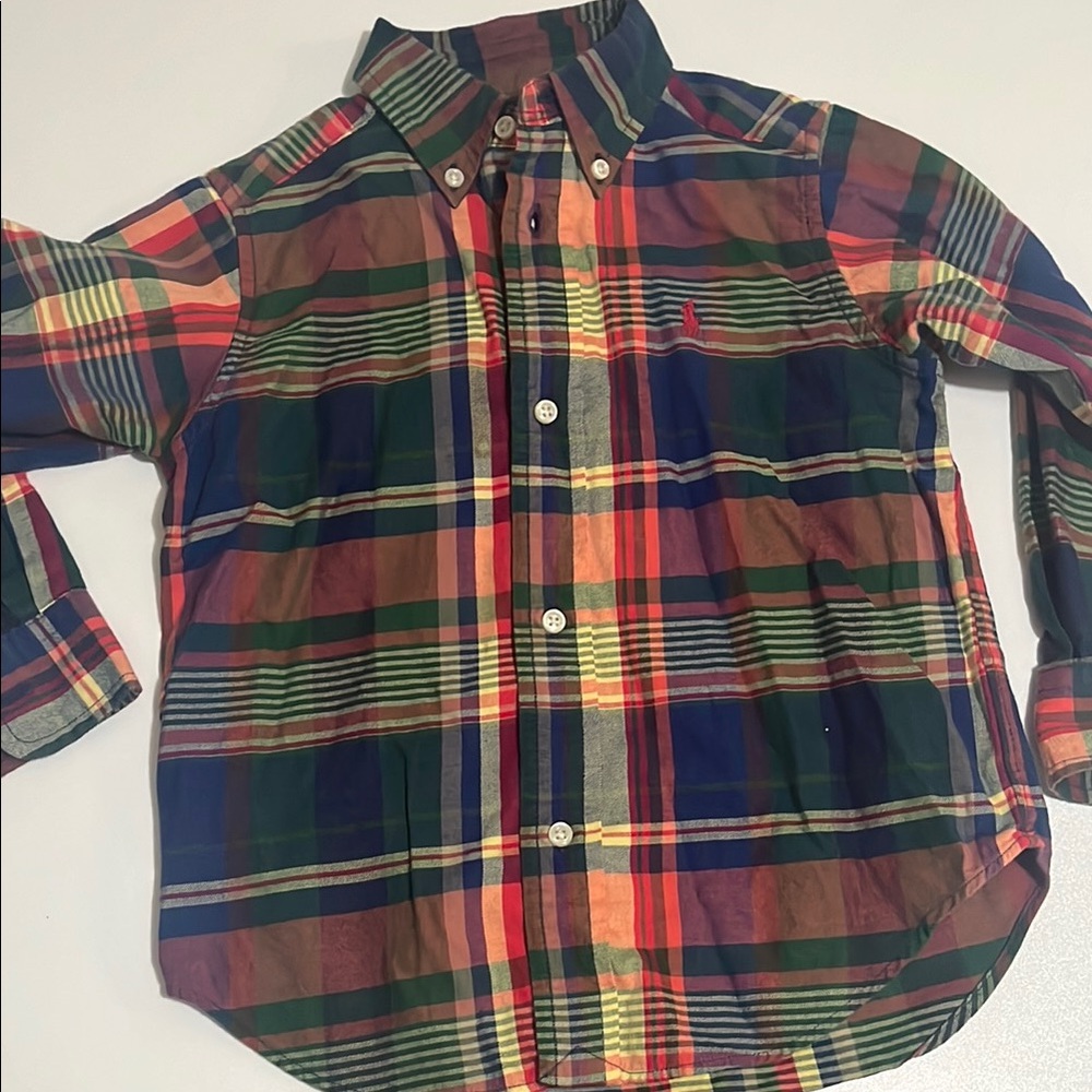 Plaid Kids Shirt by Ralph Lauren - Multicolor